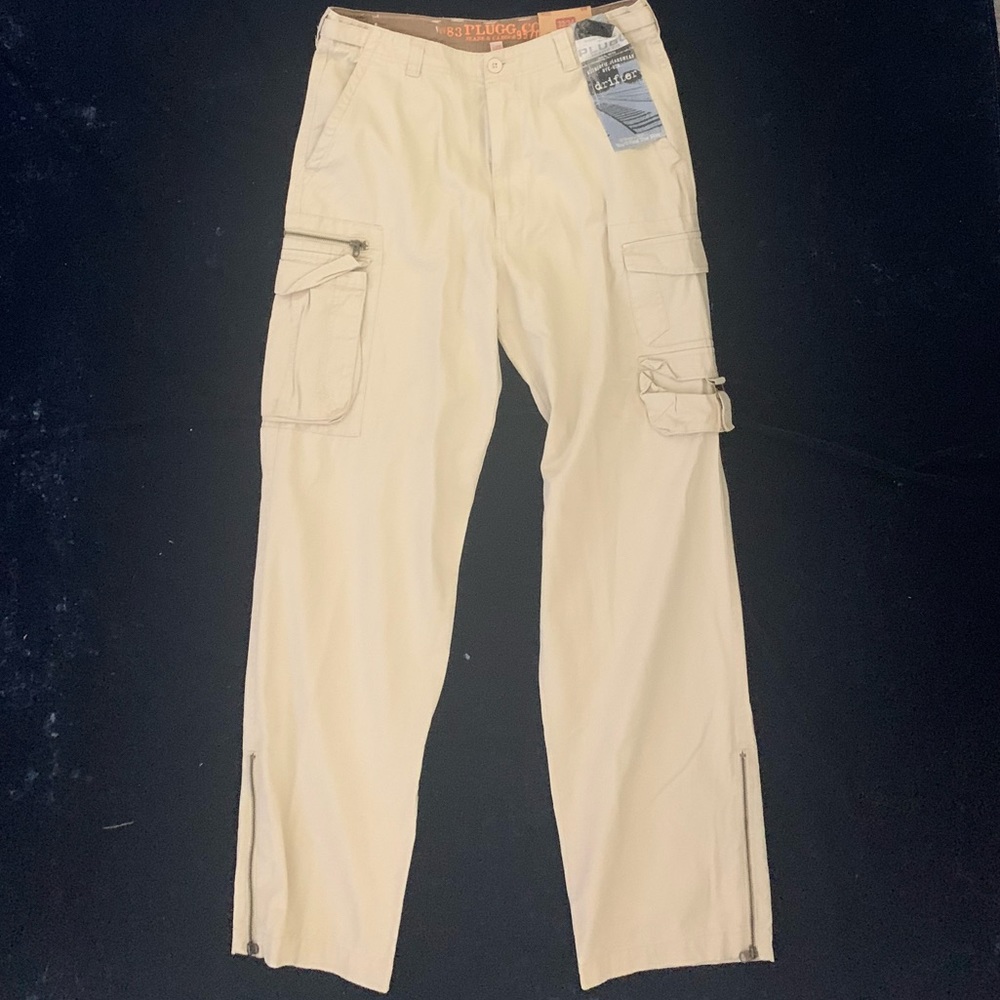 Plugg Men's Cargo Pants Beige